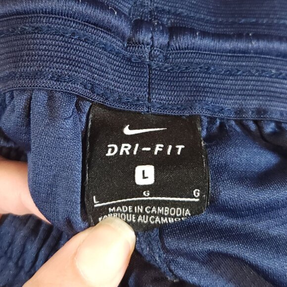 Nike Dri-FIT Fastbreak Basketball Shorts in Navy Blue Workout Athletic Men's L - Picture 6 of 6